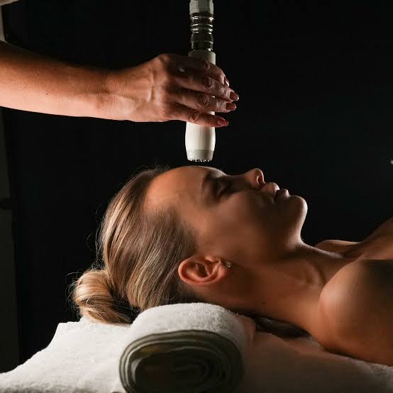T-Shape Facial treatment step 2