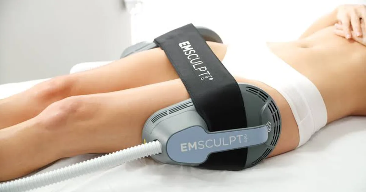 Toned abdomen results from EMSCULPT NEO body sculpting at iCRYO Highland Village