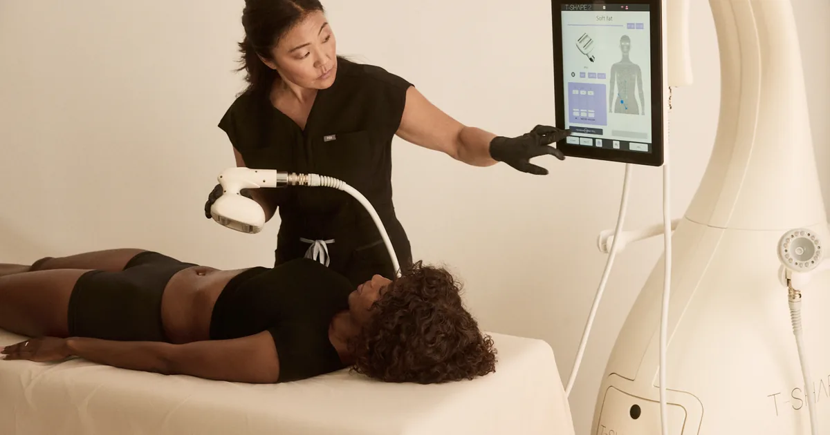 Comparison of T-Shape 2 and EMSCULPT NEO body treatments at iCRYO Highland Village